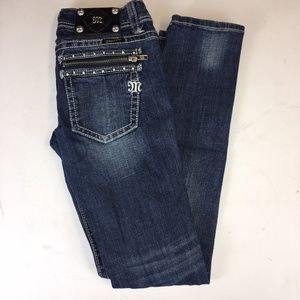 Miss Me JP51905 Skinny Zippered Jeans